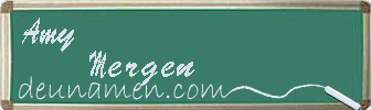 Amy Mergen Visitenkarte